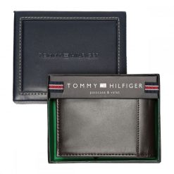 Tommy Hilfiger Cambridge Leather Wallet For Men - Brown